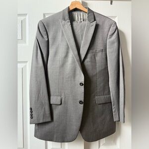 Calvin Klein Slim Fit Gray Suit - Excellent Condition